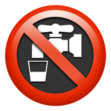 Не питьевая вода (Символ не питьевой воды)