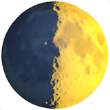 Луна в первой четверти (Первая четверть луны)