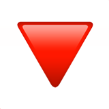 Треугольник вершиной вниз (Красный треугольник, направленный вниз)
