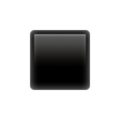Маленький черный квадрат Эмоджи