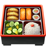 Коробка с суши и рисом