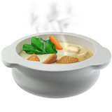 Тарелка с горячей едой (Тарелка с супом)