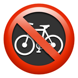 Перечеркнутый велосипед (Велосипед запрещён)