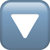 Кнопка треугольник острием вниз (Треугольник вниз)