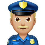 Офицер полиции (светло-коричневый тон)