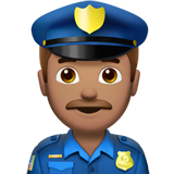 Офицер полиции (оливковый тон)