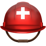Шлем с белым крестом (Шлем спасателя)