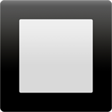 Черная квадратная кнопка (Маленький белый квадрат в большом чёрном)