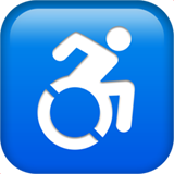 Значок «для инвалидов» (Инвалидная коляска)