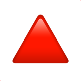 Смайл красного треугольника